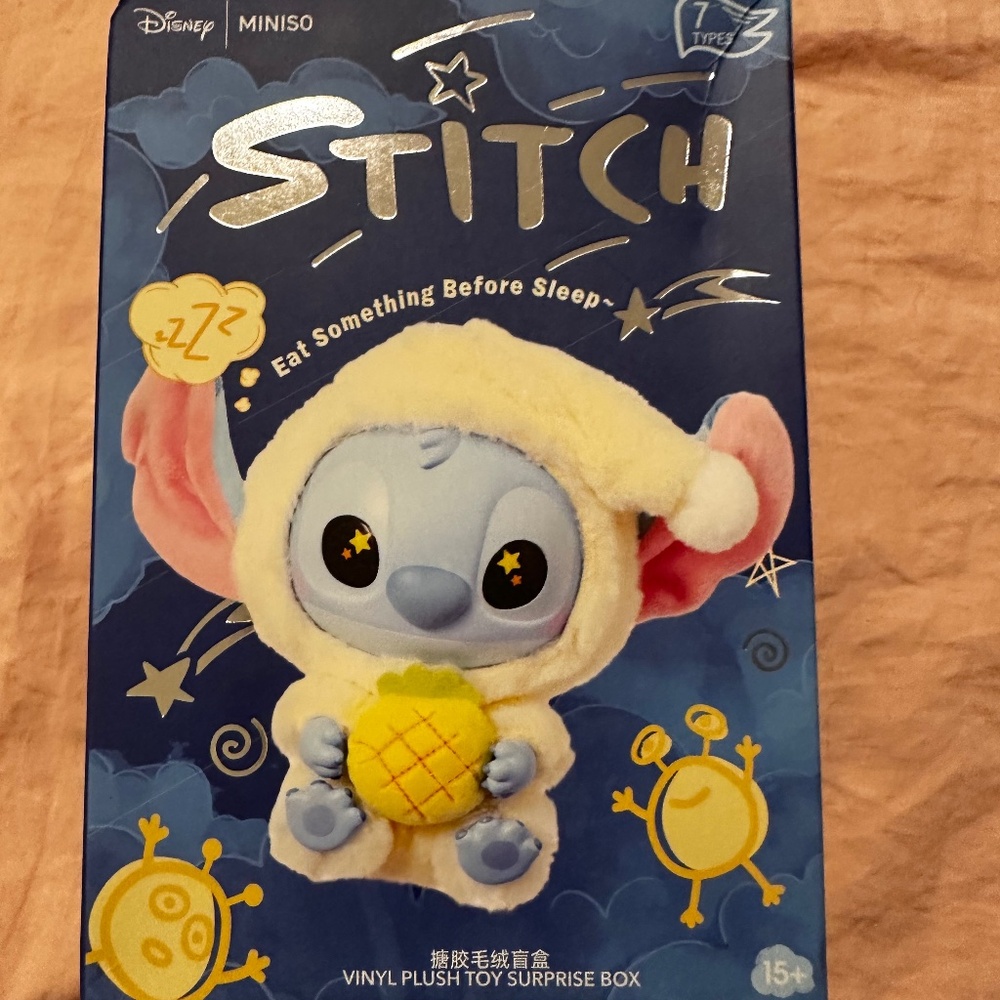 STITCH Eat Something Before Sleep Disney Miniso